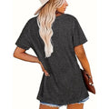 Retro Desert Highway T-Shirt - Casual Short Sleeve Tee Tops